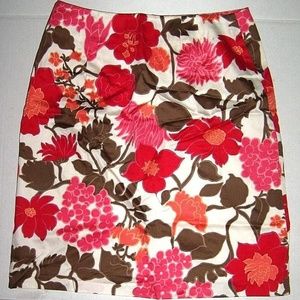 Vintage Acetate Cotton Summer Fun Soft Lined Skirt